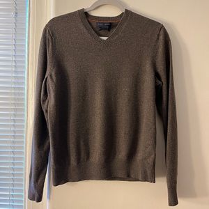 Banana Republic Brown V-neck Sweater